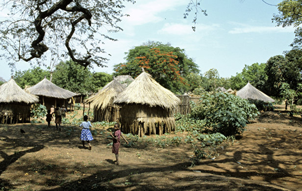 Деревня в Республике Зимбабве