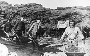 Якутия, первые старатели Алданского месторождения