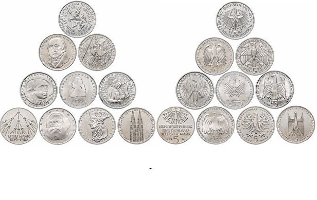 памятные монеты Германии памятные монеты Германии