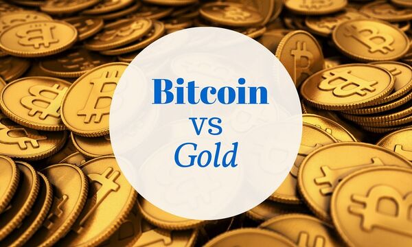 bitcoin VS gold bitcoin VS gold