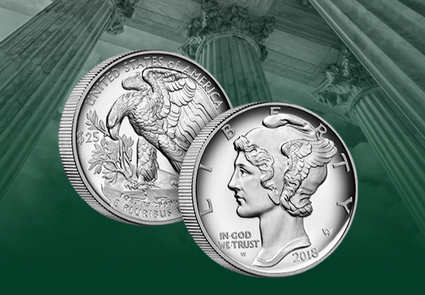 монеты палладий США