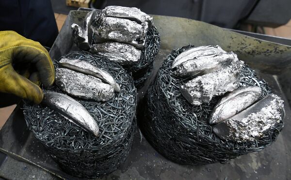 Производство палладия на заводе Красцветмет в Красноярске. Производство палладия на заводе Красцветмет в Красноярске.