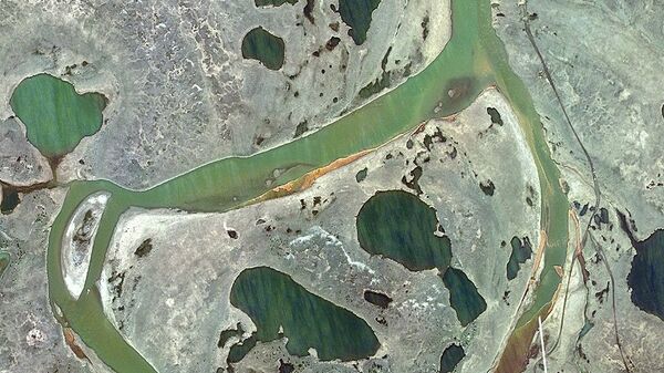 Норильск из космоса Норильск из космоса